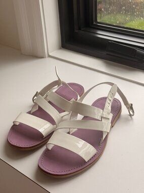 A. Testoni Womens Colorful Minimalist Sandal